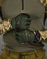 Тактичні безпалі рукавички оливи, штурмові армійські рукавиці хакі, військові рукавички без пальців ac110