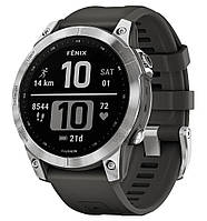 Garmin Fenix 7 Silver with Graphite Band