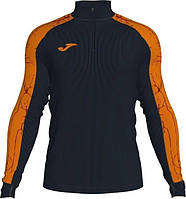 Мужской реглан Joma ELITE IX SWEATSHIRT черный,оранжевый L 102756.108 L