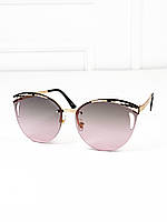 Черно-розовые очки кошечки с вырезами, размер Universal