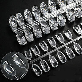 Демонстраційна палітра лінійка з об'ємними типсами (1,1х2 мм) для книги-палітри (120 шт. уп) 436