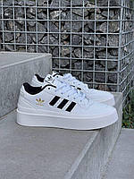 Молодіжні Кросівки Adidas Forum Bonega White Black