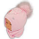 Дитячий комплект — шапка та шарф для дівчинки — i7, Ambra (Польща), утеплювач Iso Soft, фото 3