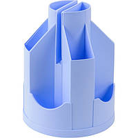 Підставка-органайзер пластикова Axent Delta Pastelini 11 відділень 103*135мм блакитна