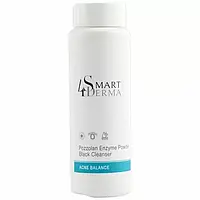Smart4Derma Ензимна пудра з вулканічним пилом Pozzolan Enzyme Powder Black Cleanser 120 грам