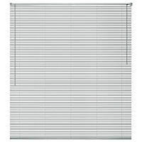 Віконні Жалюзі Сріблястий 100x130 см Алюміній