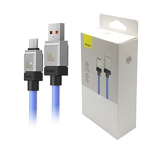 Кабель USB - TypeC Baseus CoolPlay (PD100W) 2м Blue