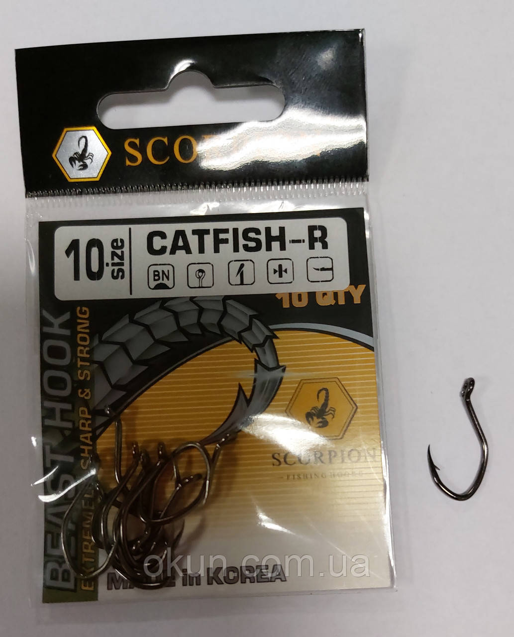 Гачки на сома Scorpion Catfish N10