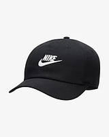 Детская Кепка Nike K NK CLUB CAP US CB FUT WSH Черный One Size (FB5063-010)