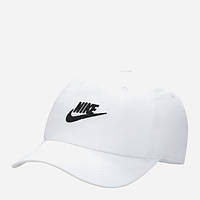 Детская Кепка Nike K NK CLUB CAP US CB FUT WSH Белый One Size (FB5063-100)