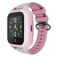 Детские водонепроницаемые GPS часы с видеозвонком MYOX MX-55GW 4G Розовый GL, код: 7726757