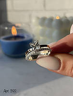 Каблучка з золотом 375п