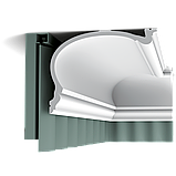 C343 Heritage карниз стельовий (опціонально шторний) Orac Decor, фото 3