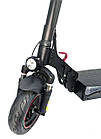 Потужний комфортний електросамокат Tecros T4 PRO 1000W пневматичні колеса 10" амортизатори комп'ютер, фото 4