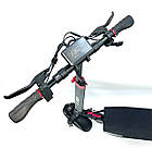 Потужний комфортний електросамокат Tecros T4 PRO 1000W пневматичні колеса 10" амортизатори комп'ютер, фото 9