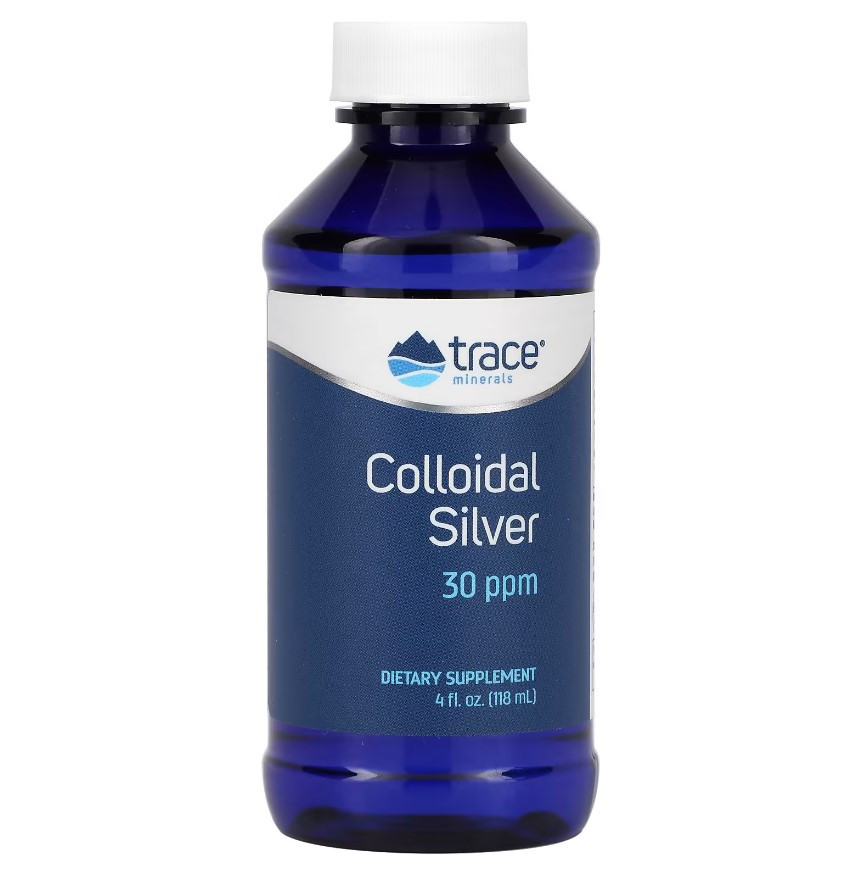 Колоїдне срібло 118 мл / Colloidal Silver, Trace Minerals