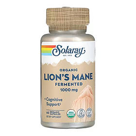 Їжовик гребінчастий ферментований (Lion's Mane) 500 мг 60 капсул SOR-71983