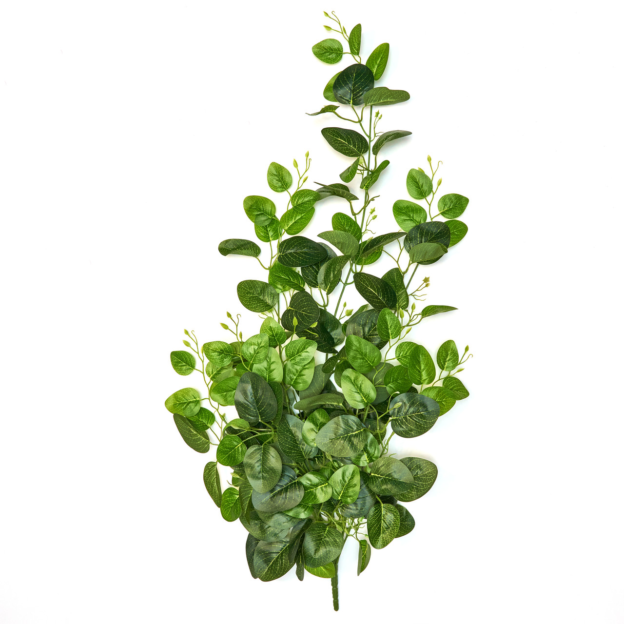 Штучна гілочка з листочками, 105 см, зелений (631901), фото 1