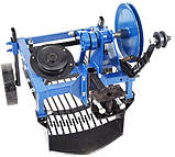 Однорядний картоплекопач вібраційний 2-ексцентриковий КК13 до мототрактора з гідравлікою (ніж 39 см), фото 4