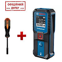 Дальномер BOSCH GLM 25-23 + ПОДАРОК Отвертка битодержатель