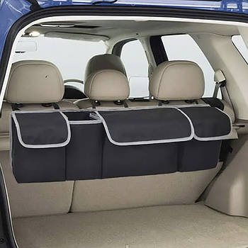 Органайзер на спинку сидіння для багажника, 90х25х12 см / Підвісний органайзер в авто / Органайзер у багажник
