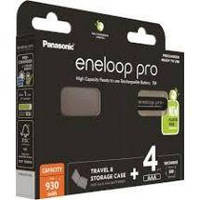 Акумулятор Panasonic Eneloop Pro + Case AAA 930mAh 4шт/уп (BK-4HCDEC4CP)