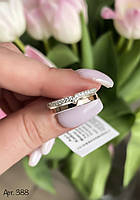 Каблучка з золотом 375п