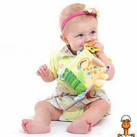 Подвеска-кубик зоо "жираф озорник", детская игрушка, от 3-х месяцев, Macik МС 110202-04