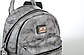 Сумка - рюкзак Weekend "YES", темно-сіра 553229, фото 4