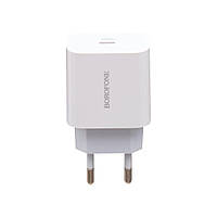 Сетевое Зарядное Устройство Borofone BA38A Plus PD 20W Type-C To Lightning Цвет Белый d