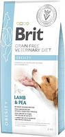 Brit GF Veterinary Diet Dog Obesity 12 кг - Беззерновая диета при избыточном весе с ягненком
