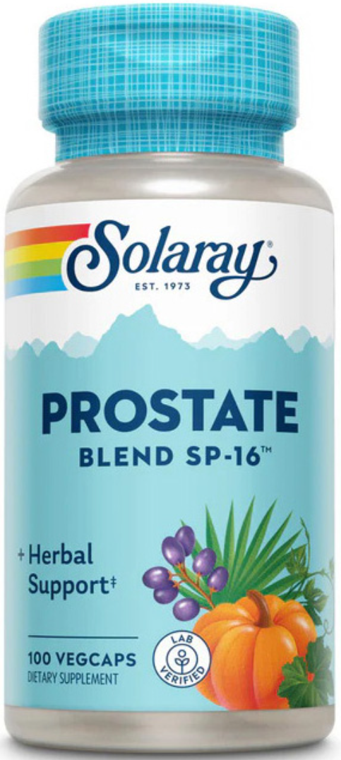 Для здоров'я простати та сечового міхура Solaray Prostate Blend SP-16 100 veg caps