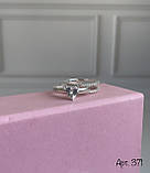 Срібна каблучка подвійна, фото 4