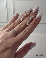 Набір сережки та каблучка