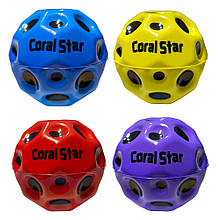 4 шт Космічний м'яч-стрибунець Corall star 7см синій жовтий червоний фіолетовий