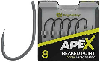 Гачок короповий RidgeMonkey Ape-X Beaked Point Barbed size 4 (149771) 9168.01.69