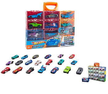 Ігровий набір машин HOT WHEELS (12 машинок, з вільним ходом для швидкісних треків) HW 138