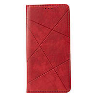 Чехол-книжка Business Leather для Xiaomi Redmi 10 Цвет Red d