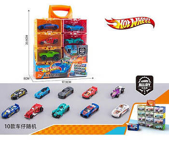 Ігровий набір машин Hot WHEEL (8 шт, металопластиковий корпус, у коробці) HW 137