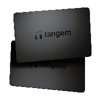 Крипто-гаманець Tangem Wallet 2.0 набір з 3 карток Black (TG128X3-B)
