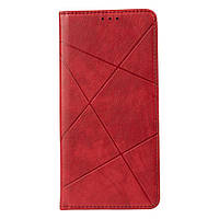 Чехол-книжка Business Leather для Realme Q3t Цвет Red d
