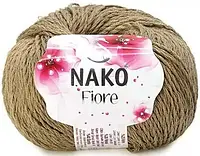 Турецкая пряжа для вязания Nako Fiore (фиоре)-11237 беж