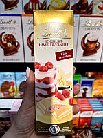 Белый шоколад малиновый йогурт Lindt Joghurt Himbeer Vanille 100г. Швейцария