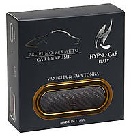 Ароматизатор в авто, карбоновая клипса Hypno Casa, аромат - VANIGLIA FAVA TONKA