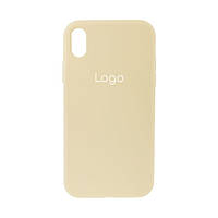 Чехол Silicone Case Full Size (AA) для iPhone Xr Цвет 60.Cream yellow d