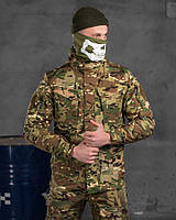 Весняна тактична куртка мультикам ріпстоп (вафелька) Tactic II ВТ76575