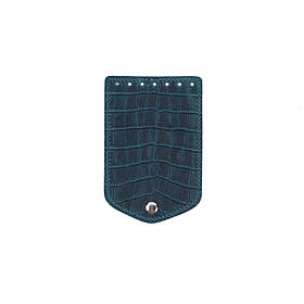 Клапан для міні сумки з кнопкою (15*10), колір Опал рептилія