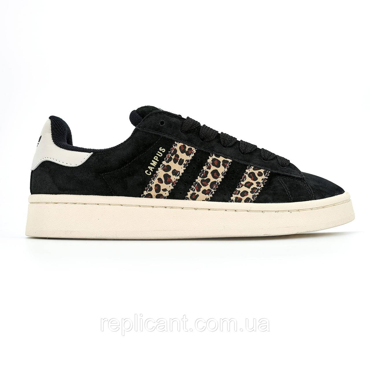 Женские кроссовки Adidas Campus 00s Black/Leopard кросівки Adidas