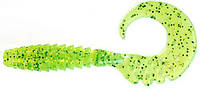 Силікон FishUP Fancy Grub 2.5" #026 - Flo Chartreuse/Green (10шт/уп) (176377) 1864.01.22