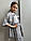 Костюм двійка підлітковий прогулянковий лляний на дівчинку 128-164 см (2кв) "MALVINA" гуртом в Одесі на 7км, фото 2